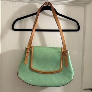 Authentic Vintage 1998 Louis Vuitton Biscayne Bag in Peppermint